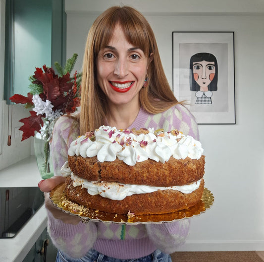 Cream Rose Cake