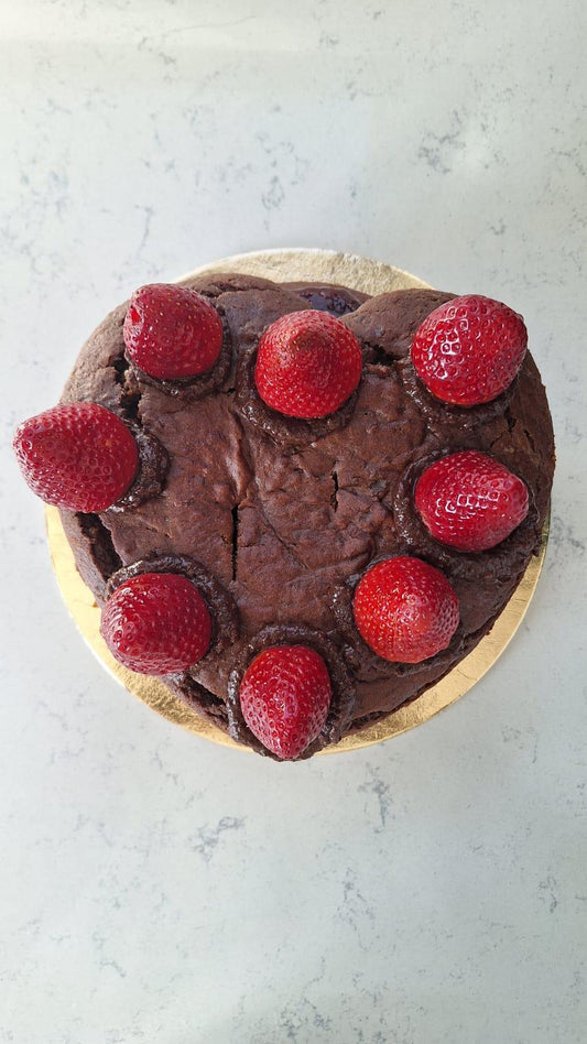 Cocoa Strawberry Cake